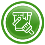 چسب و رنگ باغبانی